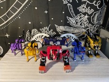 Power Rangers Deluxe Jungle Fury Megazord with extra zords (Read Description)
