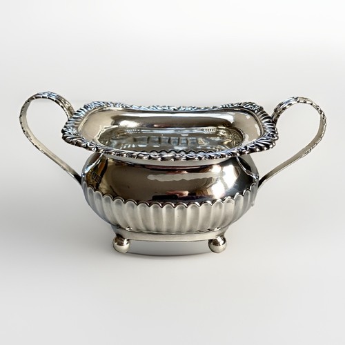 Sterling silver sugar - sugar, bowl