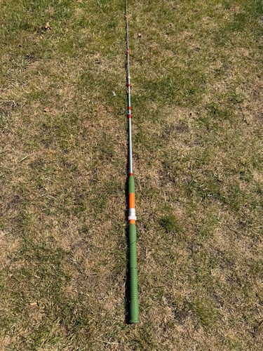 Vintage aluminium fishing rod - aluminium,