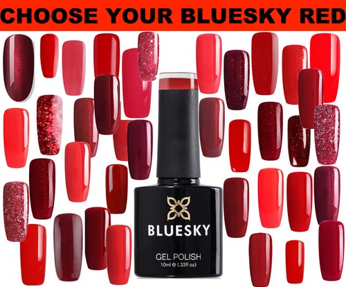 Bluesky gel nail polish red - gel,