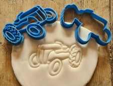 Vintage Tractor cookie biscuit
