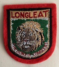 Longleat Lions Cloth Patch Badge vintage