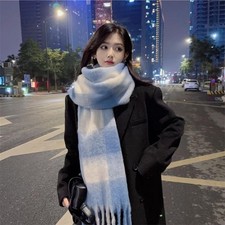 Women Winter Scarf Check