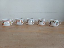 Set of 5 Vintage Retro Ceramic