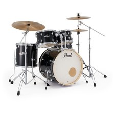 Pearl Export 20'' Fusion Drum Kit, Jet Black - INCOMPLETE - RRP £975
