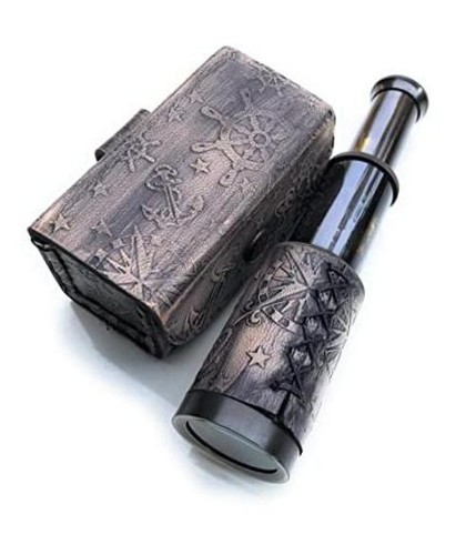 Brass handheld telescope - 6",