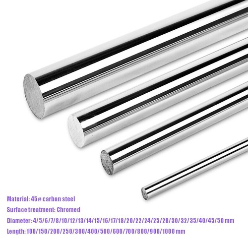 Chromed steel round - steel, bar