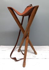 Vintage Fishing Tripod Stool