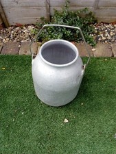 Vintage Aluminium Milk Bucket