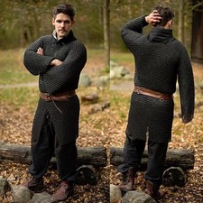 Alaric Black Chainmail Long
