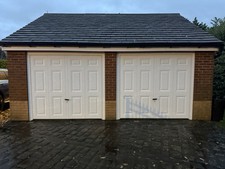 2 x Electric Garage Doors