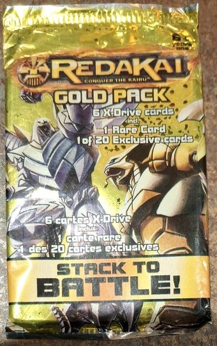 Redakai gold pack - redakai, sealed