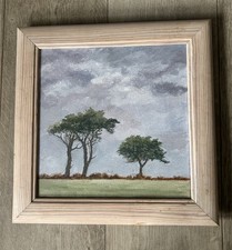 PAT REID Framed OIL ON BOARD
