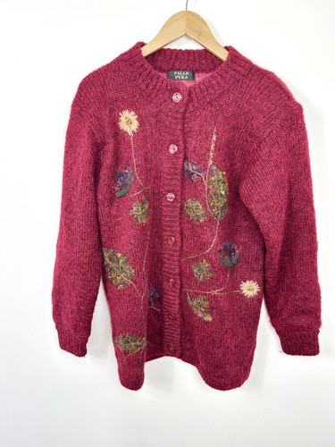 Vintage purple autumn leaf - purple,