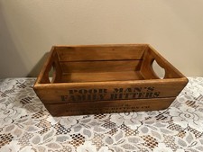 SMALL OYSTER NESTING BOX CRATE MADE FROM RECLAIMED TIMBERS 27.5x20x9cm