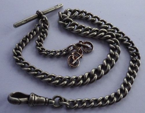 Antique solid silver - , pocket