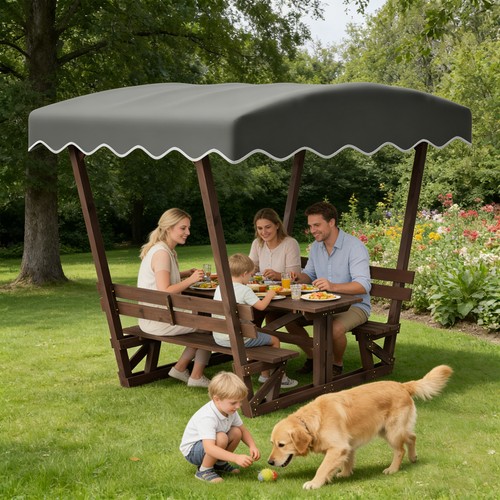 Wooden gazebo for patio - 5'x3',