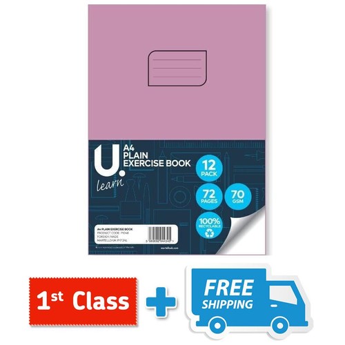 Plain exercise book - a4,