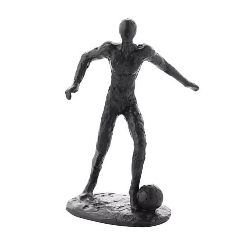 Footballer figurine black - footballer,