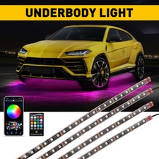 4x RGB LED Under Car Tube
