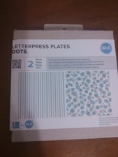 We R Letterpress Plates Dots