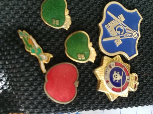 Police tie pin badges