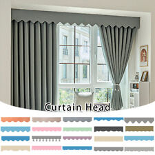Window Drape Valance European Swags Self Adhesive Curtain Head Easy Install