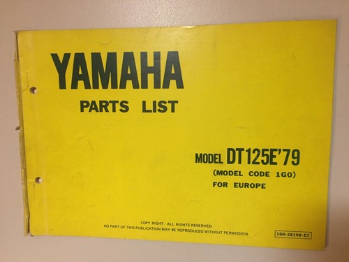 Spare parts list - parts,