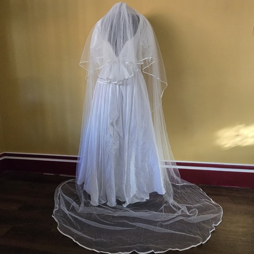 Vintage 1980s cathedral length - vintage,