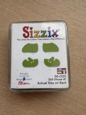 Sizzix Small Die, Die Cutter doll shoes #1 38-0123