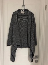 Good Condition Black & White Knitted Oversized Zara Cardigan (UK M)