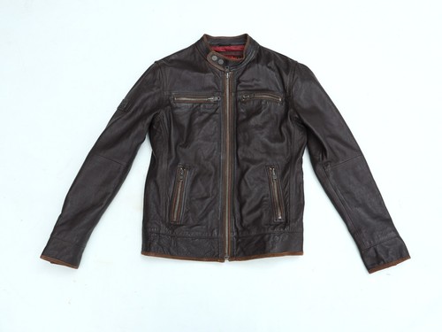 Superdry leather jacket - leather,