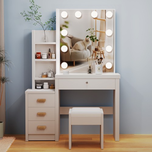 Dressing table with - dressing, drawers
