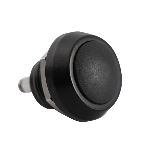 Mini aluminum button switch - aluminum,