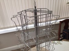 Greeting Card Rotating Stand With 20 6x8 Pockets