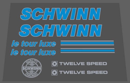 Schwinn 1983 tour luxe - 1983, le