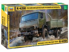 Zvezda 3692 Russian Military 2 Axle Truck 4350 1:35 Plastic Model Kit