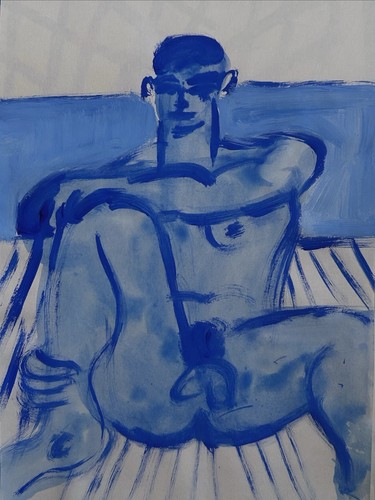Erotic lgbt painting - erotic, figures