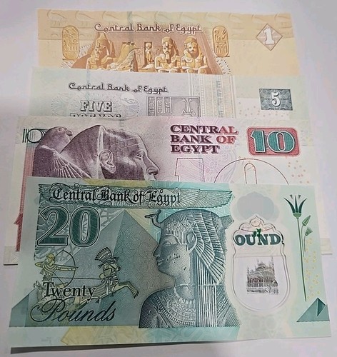 Egyptian banknotes collection - egyptian,