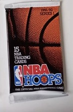1x NBA Hoops 1991-92 Sealed Booster Pack Wax Basketball Jordan pippin rodman