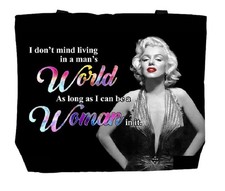 Woman Marilyn Monroe Tote Bag