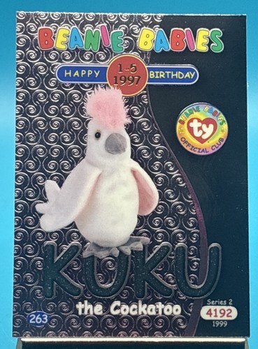 Beanie babies bboc card - ty,