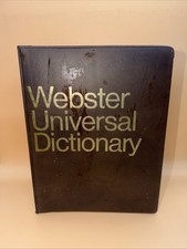 Webster Universal Dictionary