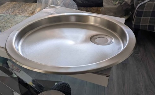 Shallow drainer sink - , for