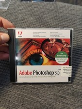 Vintage Software Adobe Photoshop 5.0 Limited Edition CD with CD Key