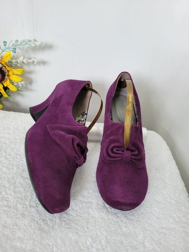 Hotter donna purple suede - donna,