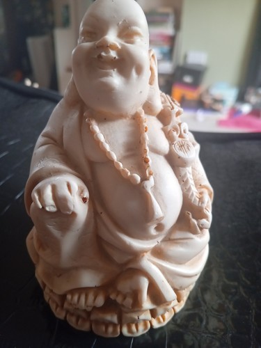Resin laughing buddha statue - laughing,
