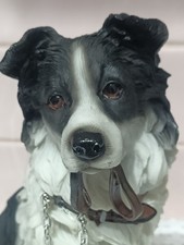 Leonardo Dog Studies Border Collie Figurine Ornament