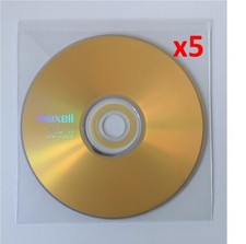 Maxell DVD-R 5 Discs in Sleeves Blank DVD 16x 4.7GB 120mins