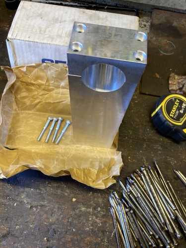 Aluminium billet with collar